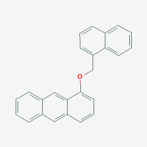 molecular formula C25H18O B12610438 1-[(Naphthalen-1-YL)methoxy]anthracene CAS No. 917985-34-3