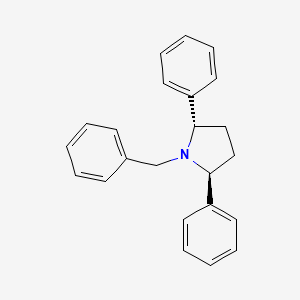 Pyrrolidine, 2,5-diphenyl-1-(phenylmethyl)-, (2S,5S)-