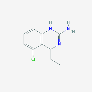 5-Chloro-4-ethyl-1,4-dihydroquinazolin-2-amine