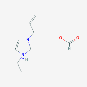 1-Ethyl-3-(prop-2-en-1-yl)-2,3-dihydro-1H-imidazol-1-ium formate