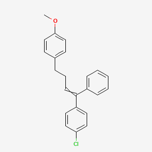 1-Chloro-4-[4-(4-methoxyphenyl)-1-phenylbut-1-en-1-yl]benzene