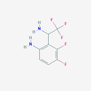 2-(1-Amino-2,2,2-trifluoro-ethyl)-3,4-difluoro-phenylamine