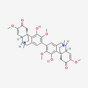 molecular formula C38H44N2O8 B1261056 2,2'-二去甲西诺明 