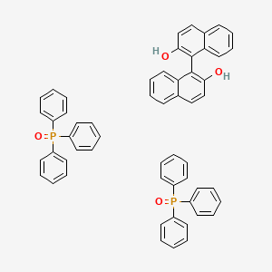 Diphenylphosphorylbenzene;1-(2-hydroxynaphthalen-1-yl)naphthalen-2-ol