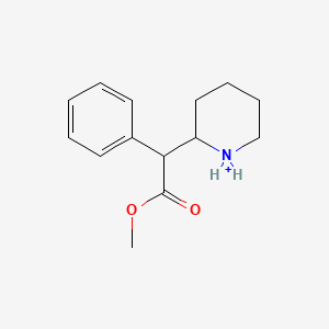 molecular formula C14H20NO2+ B1261061 Methylphenidate(1+) 