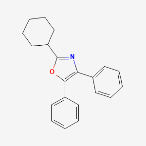 2-Cyclohexyl-4,5-diphenyl-1,3-oxazole