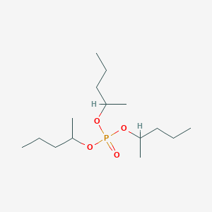 molecular formula C15H33O4P B12610631 Tripentan-2-yl phosphate CAS No. 646521-37-1