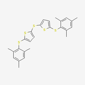 2,2'-Sulfanediylbis{5-[(2,4,6-trimethylphenyl)sulfanyl]thiophene}