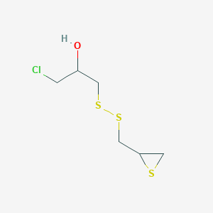 1-Chloro-3-{[(thiiran-2-yl)methyl]disulfanyl}propan-2-ol