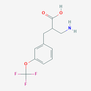 2-Aminomethyl-3-(3-trifluoromethoxy-phenyl)-propionic acid