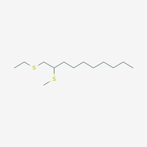 1-(Ethylsulfanyl)-2-(methylsulfanyl)decane