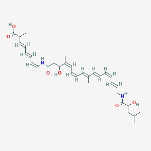 molecular formula C34H48N2O6 B1261071 杆菌烯 