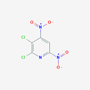 molecular formula C5HCl2N3O4 B12610758 2,3-Dichloro-4,6-dinitropyridine CAS No. 902771-30-6