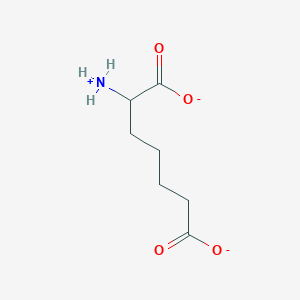 molecular formula C7H12NO4- B1261076 2-Aminopimelate 