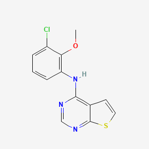 N-(3-Chloro-2-methoxyphenyl)thieno[2,3-d]pyrimidin-4-amine