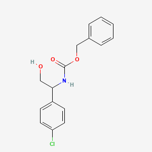 molecular formula C16H16ClNO3 B12610819 Benzyl [1-(4-chlorophenyl)-2-hydroxyethyl]carbamate CAS No. 874016-06-5