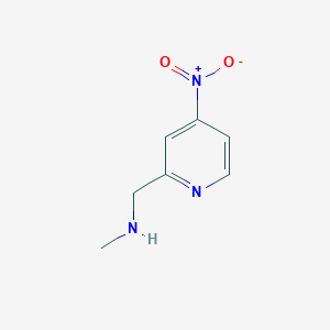 Methyl-(4-nitro-pyridin-2-ylmethyl)-amine