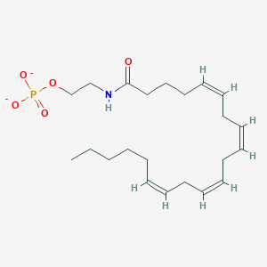 N-arachidonoylethanolamine phosphate(2-)