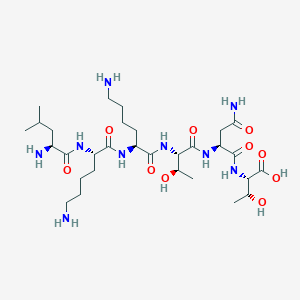 L-Threonine, L-leucyl-L-lysyl-L-lysyl-L-threonyl-L-asparaginyl-