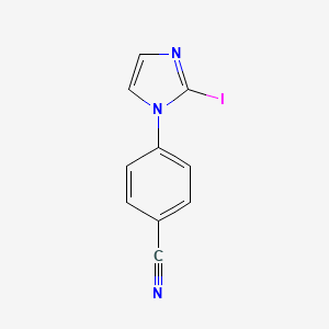 4-(2-iodo-1H-imidazol-1-yl)benzonitrile