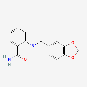 Benzamide, 2-[(1,3-benzodioxol-5-ylmethyl)methylamino]-