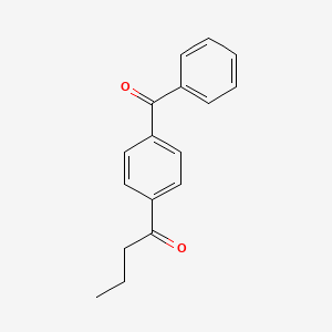 molecular formula C17H16O2 B12610867 1-(4-Benzoylphenyl)butan-1-one CAS No. 917567-33-0