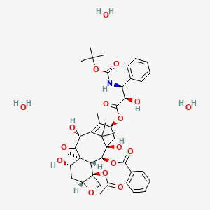 molecular formula C43H59NO17 B1261087 C43H53NO14.3H2O 
