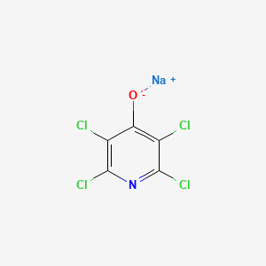 molecular formula C5Cl4NNaO B1261089 4-吡啶醇，2,3,5,6-四氯-，钠盐 CAS No. 5000-22-6