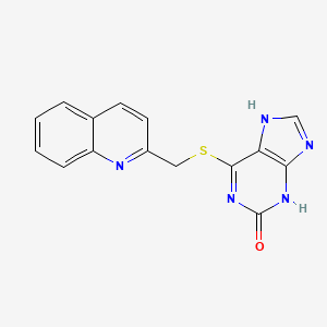 6-(2-quinolylmethylsulfanyl)-9H-purin-2-ol