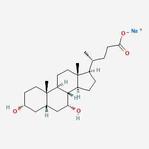 molecular formula C24H39NaO4 B1261093 Sodium chenodeoxycholate CAS No. 2646-38-0