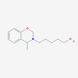 5-(4-Methyl-2H-1,3-benzoxazin-3(4H)-yl)pentan-1-ol