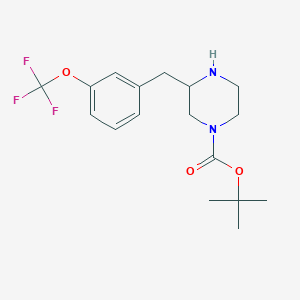 3-(3-Trifluoromethoxy-benzyl)-piperazine-1-carboxylic acid tert-butyl ester