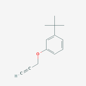 molecular formula C13H16O B12610999 Benzene, 1-(1,1-dimethylethyl)-3-(2-propyn-1-yloxy)- CAS No. 918827-99-3