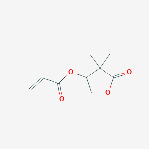 molecular formula C9H12O4 B1261100 Dimethyl-gamma-butyrolactone acrylate 