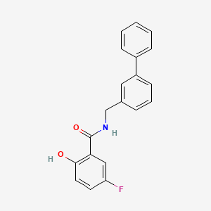 molecular formula C20H16FNO2 B12611014 N-[([1,1'-Biphenyl]-3-yl)methyl]-5-fluoro-2-hydroxybenzamide CAS No. 648924-40-7