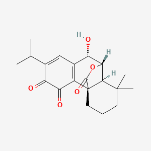 molecular formula C20H24O5 B1261103 Rosmaquinone 