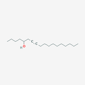 molecular formula C18H34O B12611053 Octadec-7-YN-5-OL CAS No. 917883-11-5