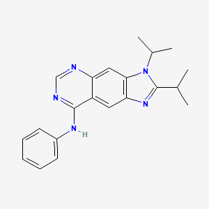 N-Phenyl-2,3-di(propan-2-yl)-3H-imidazo[4,5-g]quinazolin-8-amine