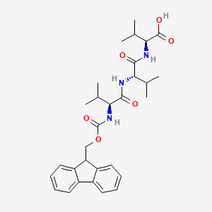 N-{[(9H-Fluoren-9-yl)methoxy]carbonyl}-L-valyl-L-valyl-L-valine