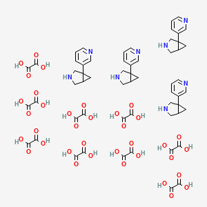 molecular formula C58H66N8O36 B12611093 Oxalic acid;1-pyridin-3-yl-3-azabicyclo[3.1.0]hexane CAS No. 919106-14-2