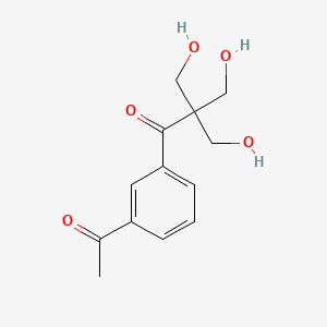 1-(3-Acetylphenyl)-3-hydroxy-2,2-bis(hydroxymethyl)propan-1-one