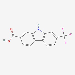 7-(Trifluoromethyl)-9H-carbazole-2-carboxylic acid