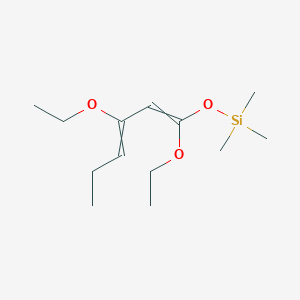 [(1,3-Diethoxyhexa-1,3-dien-1-yl)oxy](trimethyl)silane