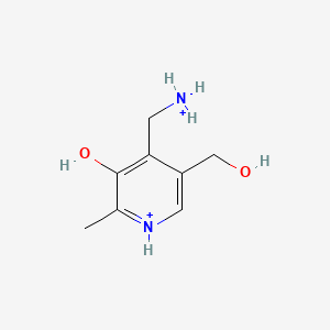 Pyridoxamine(2+)