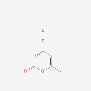 6-Methyl-4-(prop-1-yn-1-yl)-2H-pyran-2-one