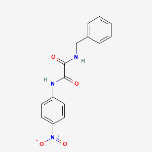 Ethanediamide, N-(4-nitrophenyl)-N'-(phenylmethyl)-