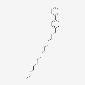 molecular formula C28H42 B12611163 4-Hexadecylbiphenyl CAS No. 650599-59-0
