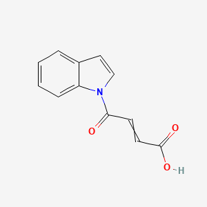 2-Butenoic acid, 4-(1H-indol-1-yl)-4-oxo-, (2Z)-