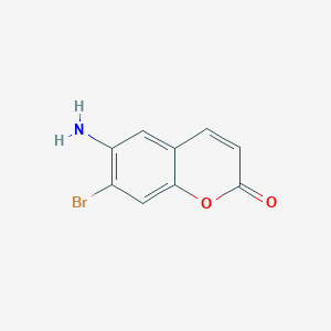 6-Amino-7-bromo-2H-1-benzopyran-2-one