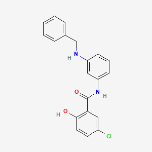 N-[3-(Benzylamino)phenyl]-5-chloro-2-hydroxybenzamide